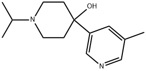 1-(1-Methylethyl)-4-(5-methyl-3-pyridinyl)-4-piperidinol Structure