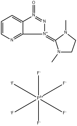 O-(7-Azabenzotriazol-1-yl)-1,3-dimethyl- 1,3-dimethyleneuronium Hexafluorophos-phate Structure