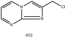 Imidazo[1,2-a]pyrimidine, 2-(chloromethyl)-, hydrochloride (1:1) Structure