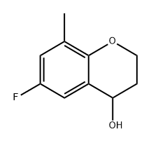 6-fluoro-8-methylchroman-4-ol Structure