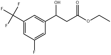 Ethyl 3-fluoro-β-hydroxy-5-(trifluoromethyl)benzenepropanoate Structure