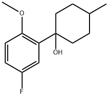 1-(5-fluoro-2-methoxyphenyl)-4-methylcyclohexanol Structure