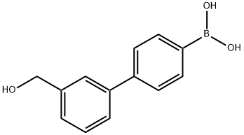 (3'-(Hydroxymethyl)-[1,1'-biphenyl]-4-yl)boronic acid Structure