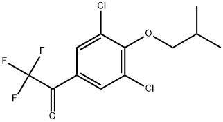 1-(3,5-Dichloro-4-isobutoxyphenyl)-2,2,2-trifluoroethanone Structure