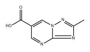2-methyl-[1,2,4]triazolo[1,5-a]pyrimidine-6-carboxylic acid 구조식 이미지
