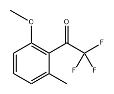 2,2,2-trifluoro-1-(2-methoxy-6-methylphenyl)ethanone 구조식 이미지