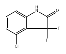 4-Chloro-3,3-difluoroindolin-2-one Structure