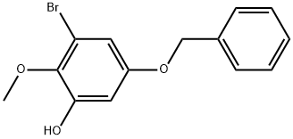 5-(benzyloxy)-3-bromo-2-methoxyphenol Structure