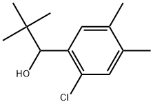 2-Chloro-α-(1,1-dimethylethyl)-4,5-dimethylbenzenemethanol Structure