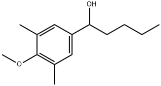 α-Butyl-4-methoxy-3,5-dimethylbenzenemethanol Structure