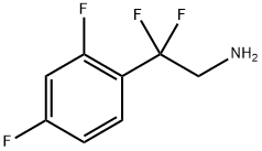 Benzeneethanamine, β,β,2,4-tetrafluoro- Structure