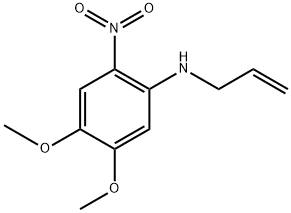 Allyl-(4,5-dimethoxy-2-nitro-phenyl)-amine Structure