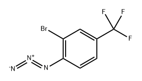 1-azido-2-bromo-4-(trifluoromethyl)benzene 구조식 이미지