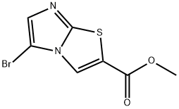 methyl 5-bromoimidazo[2,1-b]thiazole-2-carboxylate Structure