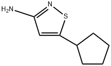 5-Cyclopentylisothiazol-3-amine Structure