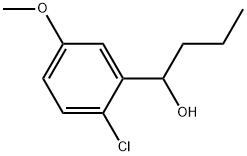 2-Chloro-5-methoxy-α-propylbenzenemethanol Structure