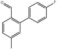 4'-Fluoro-5-methyl-[1,1'-biphenyl]-2-carbaldehyde Structure