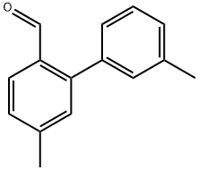 3',5-Dimethyl-[1,1'-biphenyl]-2-carbaldehyde Structure