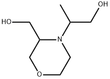 4-Morpholineethanol, 3-(hydroxymethyl)-β-methyl- 구조식 이미지