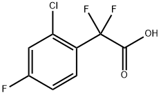 Benzeneacetic acid, 2-chloro-α,α,4-trifluoro- Structure