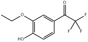 1-(3-Ethoxy-4-hydroxyphenyl)-2,2,2-trifluoroethanone Structure