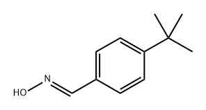 (NE)-N-[(4-tert-butylphenyl)methylidene]hydroxylamine Structure