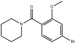 (4-bromo-2-methoxyphenyl)(piperidin-1-yl)methanone Structure