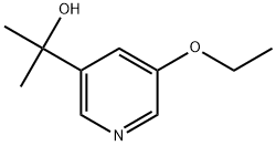 5-Ethoxy-α,α-dimethyl-3-pyridinemethanol Structure