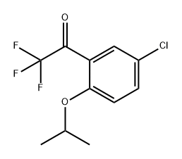 1-(5-Chloro-2-isopropoxyphenyl)-2,2,2-trifluoroethanone Structure