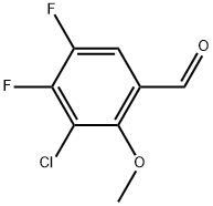 3-Chloro-4,5-difluoro-2-methoxybenzaldehyde Structure