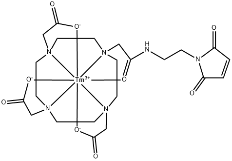 Tm-Maleimido-DOTA 구조식 이미지