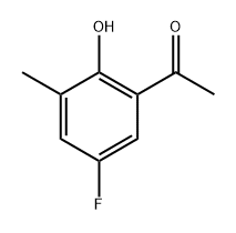 1-(5-fluoro-2-hydroxy-3-methylphenyl)ethan-1-one Structure