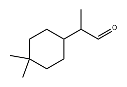 2-(4,4-dimethylcyclohexyl)propanal Structure