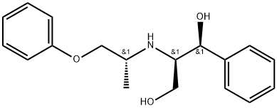 1,3-Propanediol, 2-[(1-methyl-2-phenoxyethyl)amino]-1-phenyl-, [1R*,2S*(S*)]- (9CI) Structure