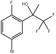 2-(5-bromo-2-fluorophenyl)-1,1,1-trifluoropropan-2-ol Structure