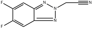 2-(5,6-Difluoro-2H-benzo[d][1,2,3]triazol-2-yl)acetonitrile Structure