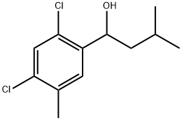 2,4-Dichloro-5-methyl-α-(2-methylpropyl)benzenemethanol Structure