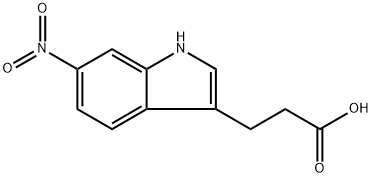 3-(6-nitro-1H-indol-3-yl)propanoic acid Structure