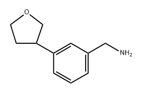 3-(Tetrahydro-3-furanyl)benzenemethanamine 구조식 이미지