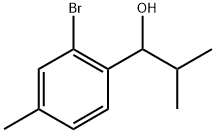 1-(2-bromo-4-methylphenyl)-2-methylpropan-1-ol Structure