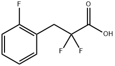 Benzenepropanoic acid, α,α,2-trifluoro- Structure