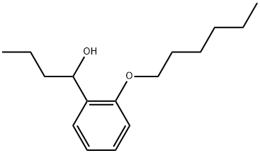 2-(Hexyloxy)-α-propylbenzenemethanol Structure