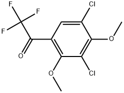 1-(3,5-Dichloro-2,4-dimethoxyphenyl)-2,2,2-trifluoroethanone Structure