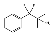 1,1-difluoro-2-methyl-1-phenylpropan-2-amine Structure