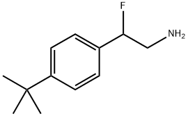 Benzeneethanamine, 4-(1,1-dimethylethyl)-β-fluoro- Structure