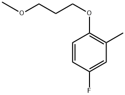 4-fluoro-1-(3-methoxypropoxy)-2-methylbenzene 구조식 이미지