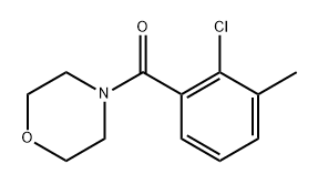 (2-chloro-3-methylphenyl)(morpholino)methanone Structure