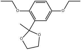 2-(2,5-Diethoxyphenyl)-2-methyl-1,3-dioxolane Structure
