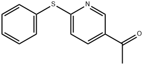 1-[6-(Phenylthio)-3-pyridinyl]ethanone Structure