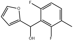 (2,6-difluoro-3-methylphenyl)(furan-2-yl)methanol 구조식 이미지